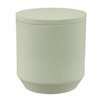 Resin Container with Lid, Green