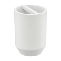 Resin Toothbrush Holder, White