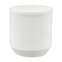Resin Container with Lid, White 
