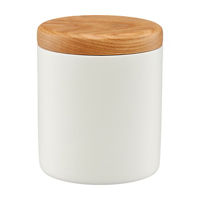 Resin Container with Lid, White, Small