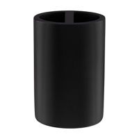 Resin Toothbrush Holder, Black 