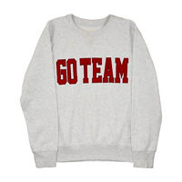 "Go Team" Sweatshirt, Large