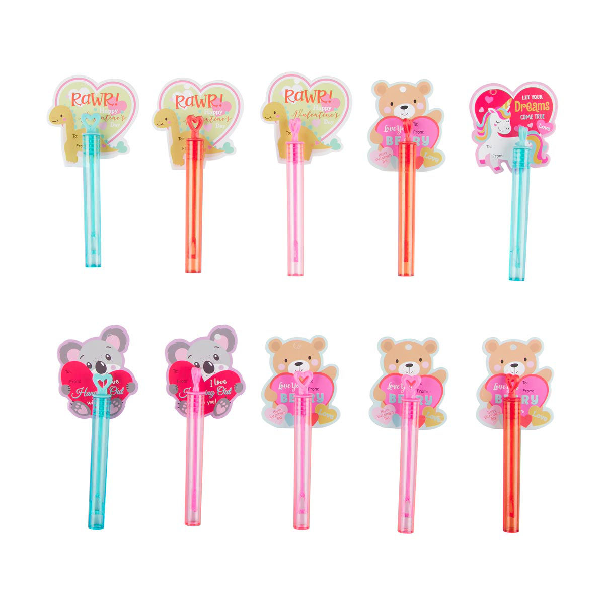 Valentine’s Day Exchange Card Set with Novelty Toy, 1 Set, Assorted