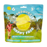 Hydroburst Happy Face Reusable Water Balloons, 6 pk