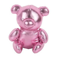 Valentine's Day Metallic Bear Plush Toy, Assorted