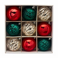 Christmas Ornament Set, 9 ct, Assorted