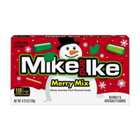 Mike & Ike Christmas Merry Mix Theater Candy Box, 6 oz