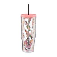 Simply Belle Nutcracker Plastic Tumbler, 24 oz