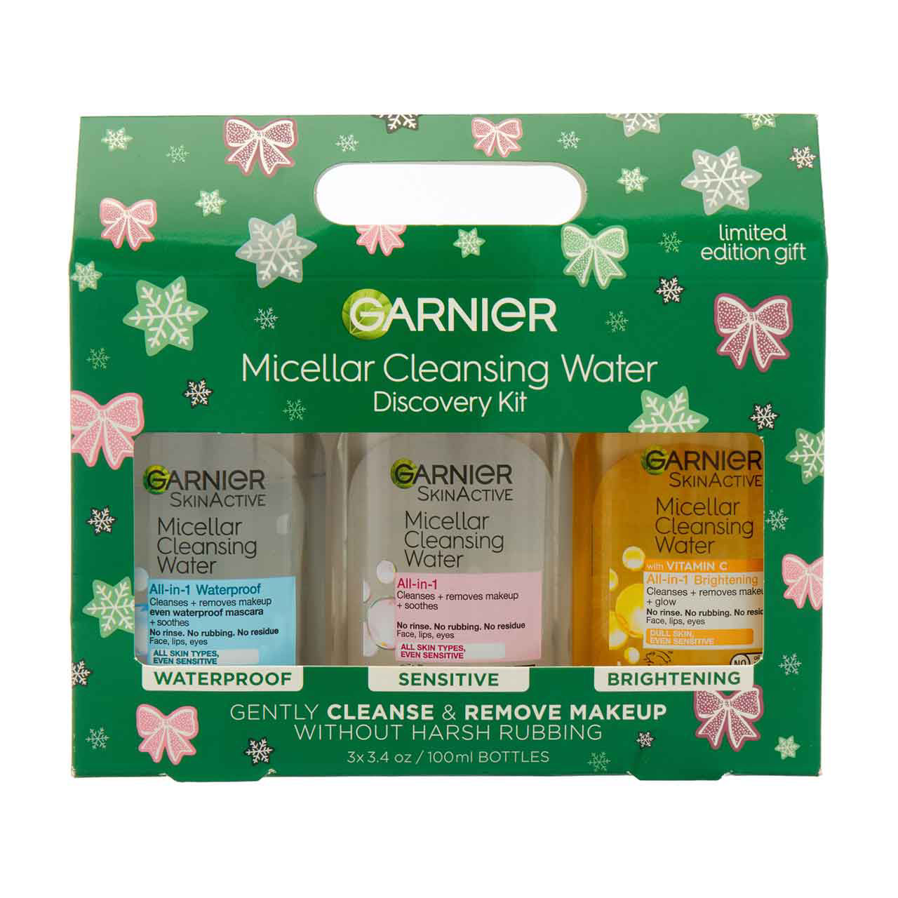 Garnier Micellar Cleansing Water Discovery Kit, 3 pc
