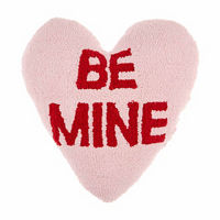 "Be Mine" Heart Pillow, 16 in
