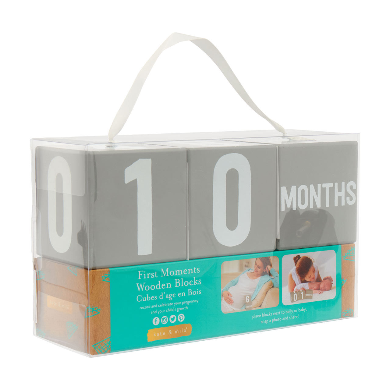 Kate & Milo First Moments Wooden Blocks