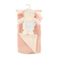 Modern Baby Reversible Blanket & Bunny