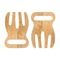 Wood Salad Tossers, 2 ct
