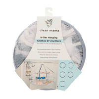 Clean Mama 3-Tier Hanging Clothes Drying Rack