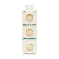 Clean Mama Wool Dryer Balls, 3 pk