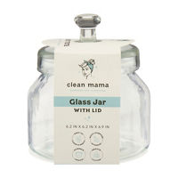 Clean Mama Glass Jar with Lid, Medium