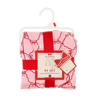 No Comment Bows Holiday Pajama Set