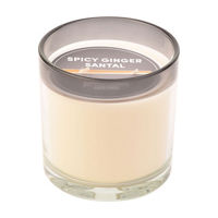 Spicy Ginger Santal Scented Candle in Glass Jar, 12 oz