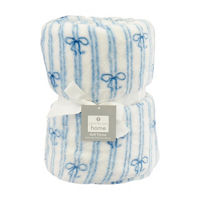 Just In For Your Home, Blue Print Soft Throw, 50 in x 60 in