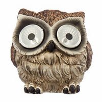 Solar Powered Resin Owl