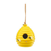 Ceramic Beehive Birdhouse