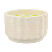 Wide Ribbed Citronella Candle
