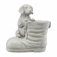 Dog with Boot Lantern
