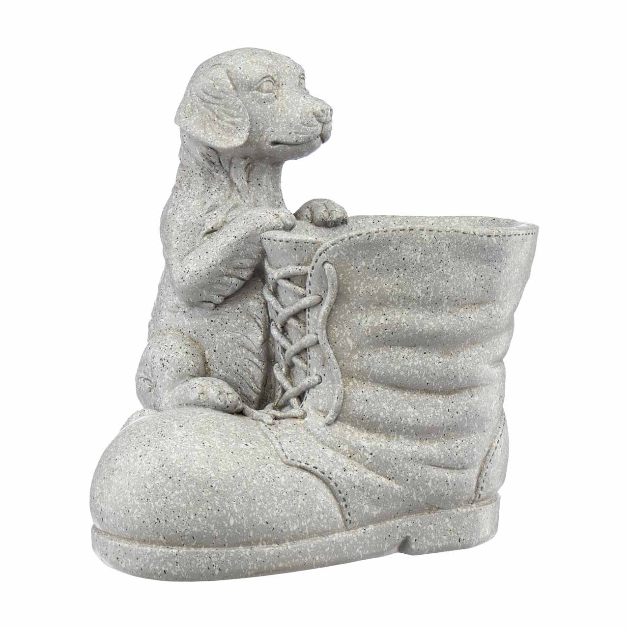 Dog with Boot Lantern