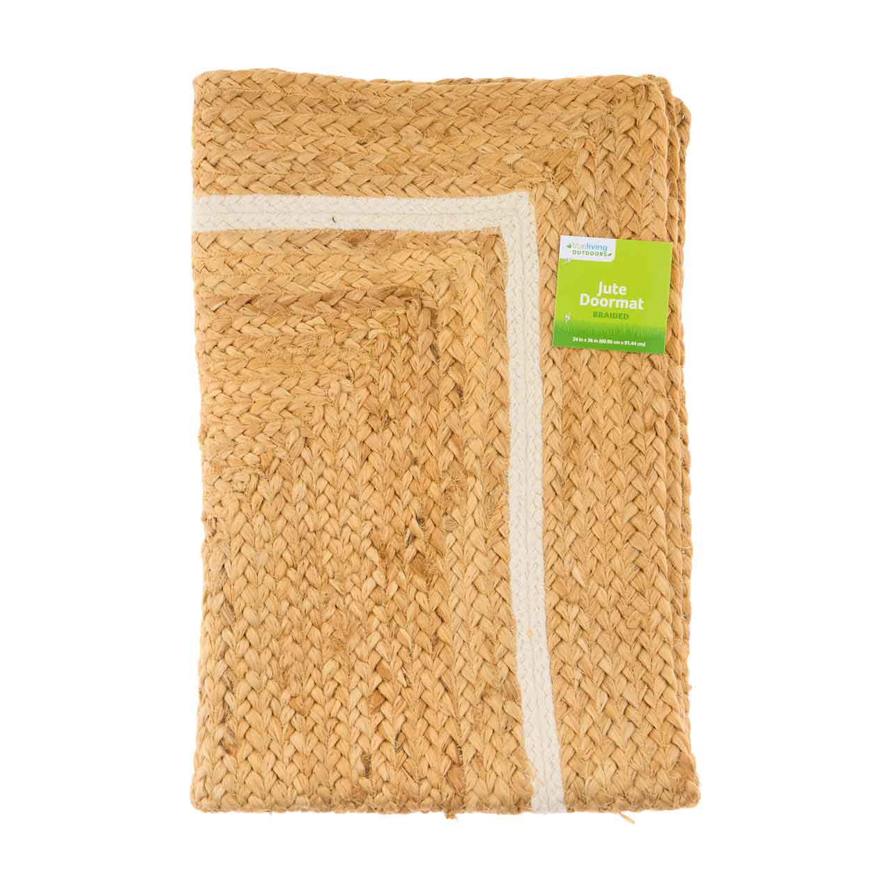 True Living Outdoors Braided Jute Doormat, 24x36 in
