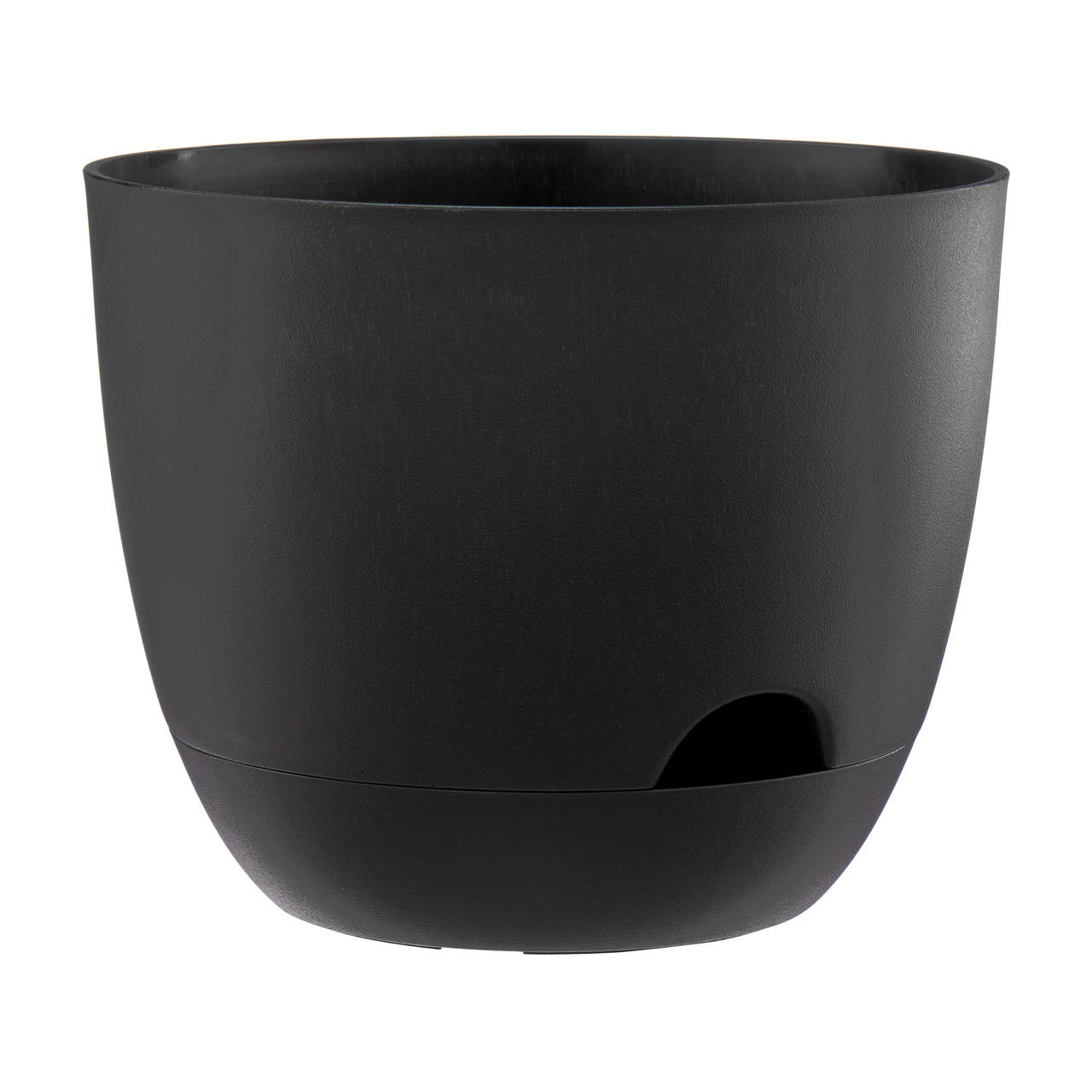 Black Self Watering Planter, 8 in