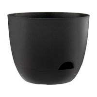 Black Self Watering Planter, 8 in