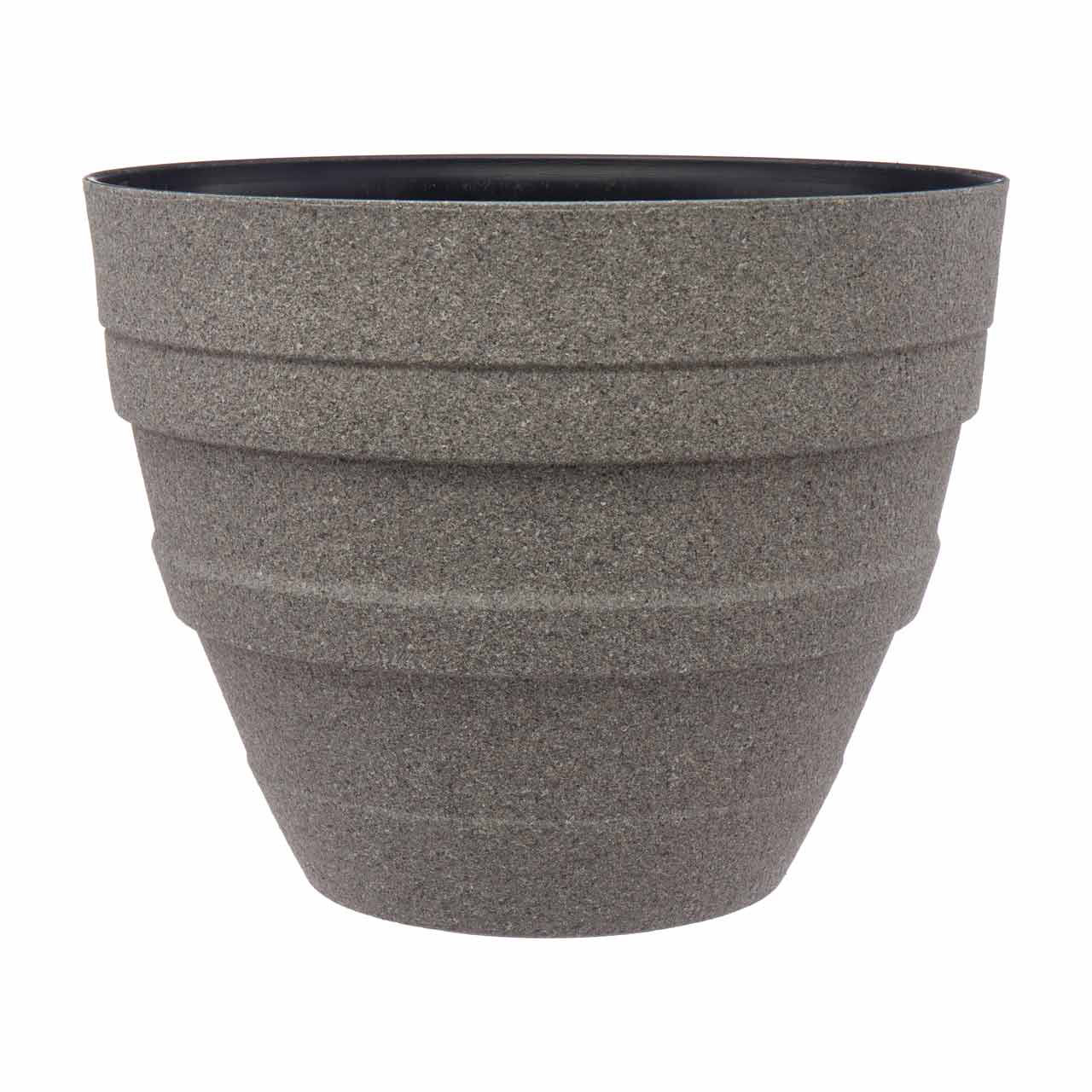 Gray Stone Finished Planter, 14 in