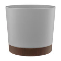 2-Tone Planter, Gray, 10 in