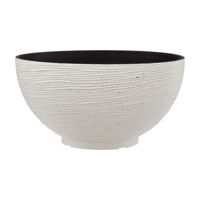 White Bowl Planter, 14 in
