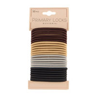 Riviera Primary Locks Gray, Tan & Brown Elastic