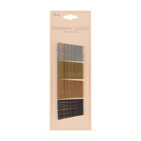 Riviera Primary Locks Metallic Bobby Pins, 75 ct