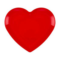 Valentine's Day Heart Dinner Plate, Assorted