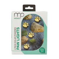 Meridian Point Originals Solar Powered Paw Lights, 4