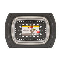 Glad Rectangular Collapsible Colander with Extendable Handles, 5.5 L