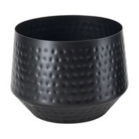 Large Metal Planter, Black