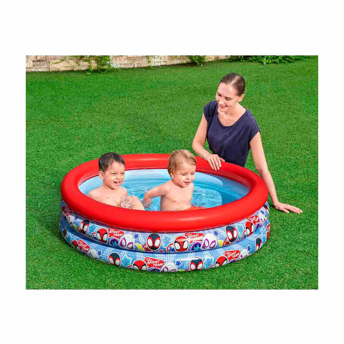 3 Ring Kiddie Pool, 48 in, Assorted