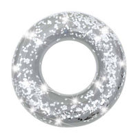 Silver Glitter Swim Ring