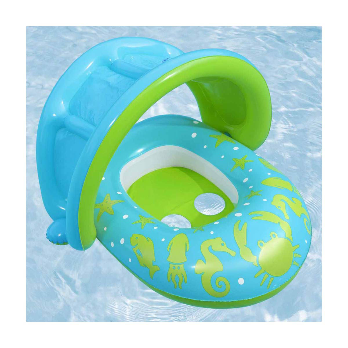 H2OGO! UV Baby Seat Pool Float, Assorted