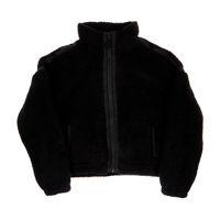 Sherpa Zip Up Jacket, Black