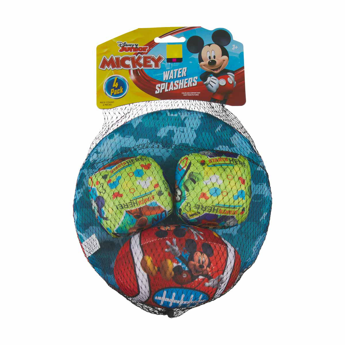 Licensed Disney Water Splashers, 4 pk, Assorted Characters