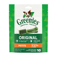 Greenies Dental Treats, Original Flavor, Petite, 6 oz