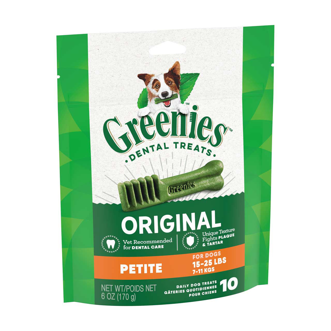 Greenies Dental Treats, Original Flavor, Petite, 6 oz