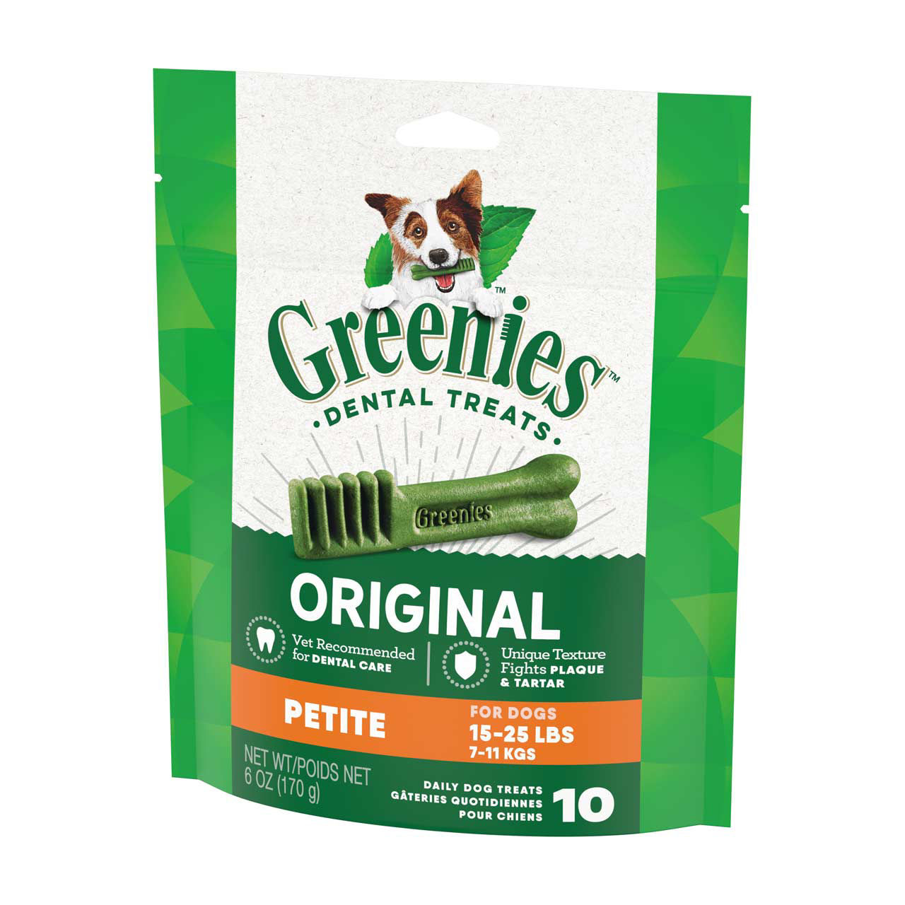 Greenies Dental Treats, Original Flavor, Petite, 6 oz