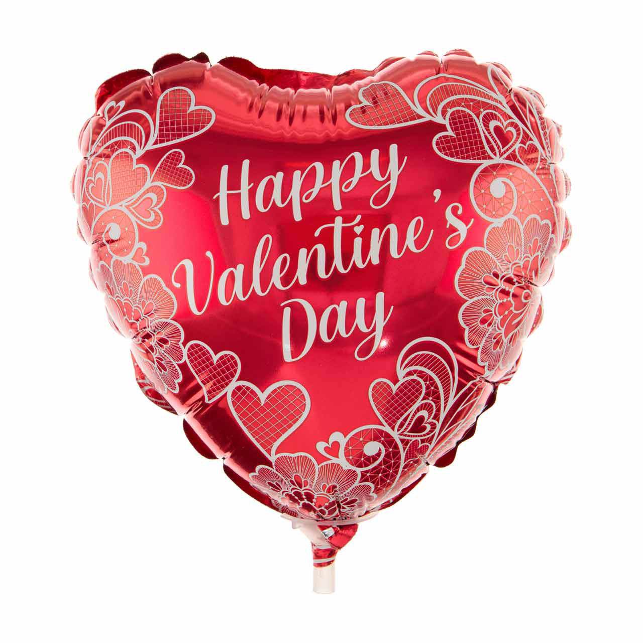 Valentine's Day Heart Stick Balloon, Assorted