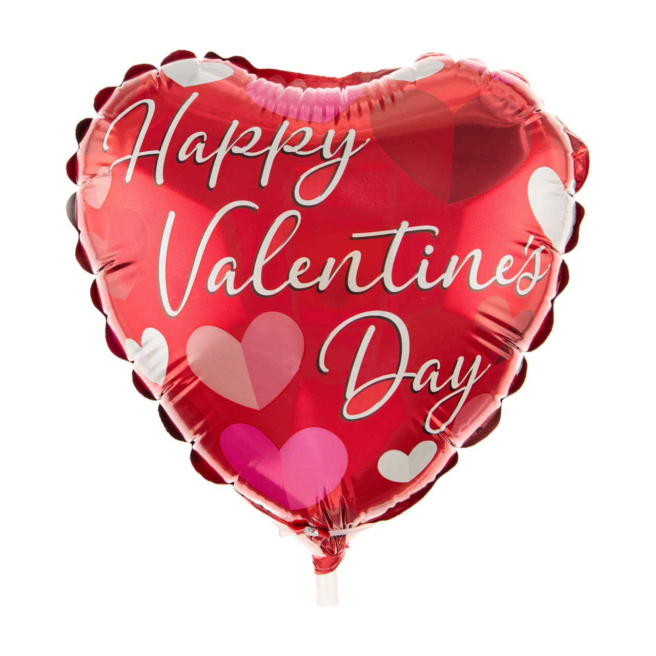 Valentine's Day Heart Stick Balloon, Assorted